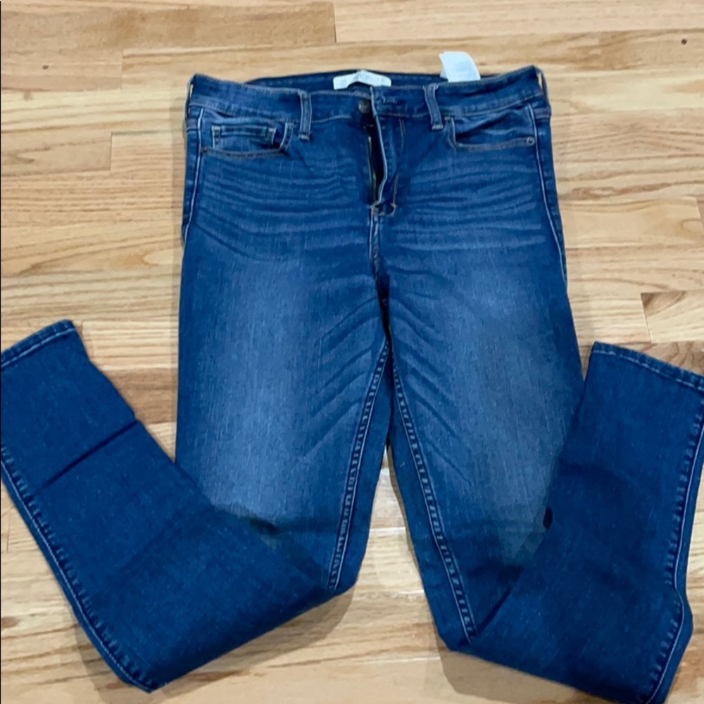 Abercrombie & Fitch Dark Blue Women's Jeggings